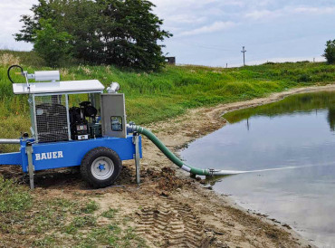 Bauer Beregnung Dieselpumpaggregat