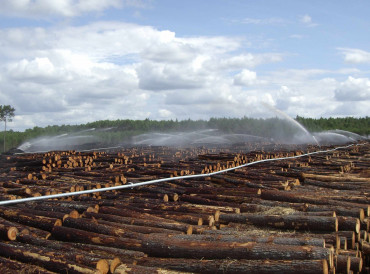 Bauer Holzplatzberegnung